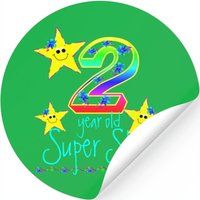 Girls 2 Year Old Super Star Stickers