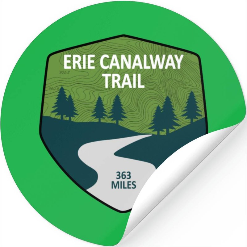 Erie Canalway Trail Stickers — Autocollants et stickers