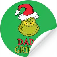 How The Grinch Stole Christmas | Dada Grinch Stickers