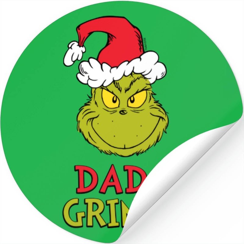 How The Grinch Stole Christmas | Dada Grinch Stickers — Autocollants et stickers