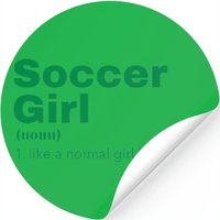 Soccer Girl - Soccer Stickers — Autocollants et stickers