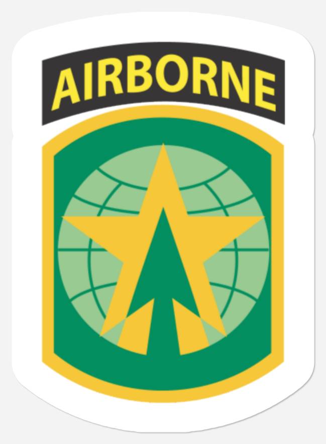 16th MP Brigade Stickers Kiss-Cut 2" x 2" White — Stickers & Decals