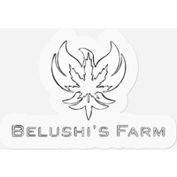 Belushi's Farm Logo Pullover Stickers