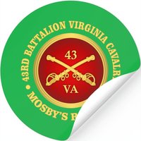 Csc -43rd Battalion Virginia Cavalry (mosby) Sweat Stickers — Stickers & Decals
