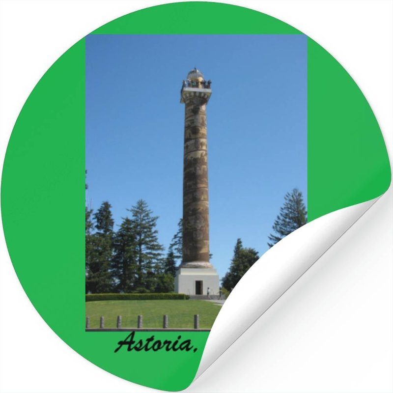 The Astoria Column Stickers — Stickers & Decals