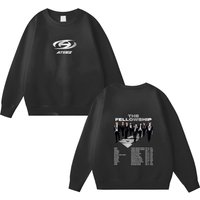 Ateez The Fellowship: Break The Wall 2022 World Tour Two Side Sweatshirt — Sweats à capuche pour hommes