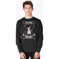 Go Jesus It's Your Birthday Ugly Christmas Sweatshirt