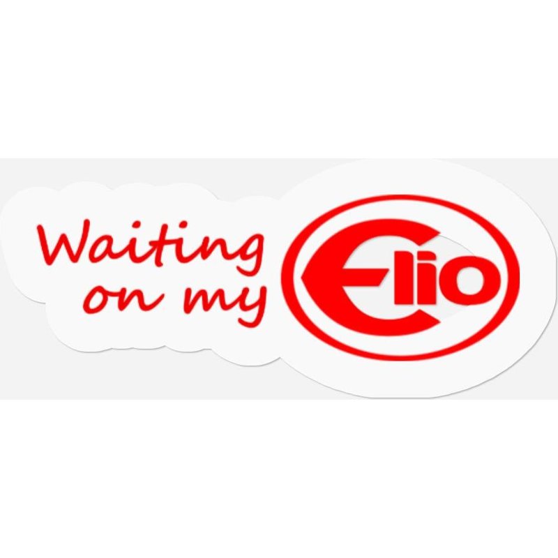 Waiting On My Elio By Eklektix Stickers