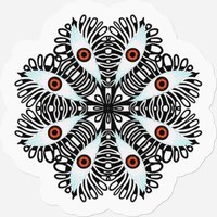 Evil Eyes Weird Trippy Stickers — Stickers & Decals