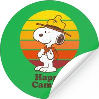 Snoopy | Beagle Scout - Happy Camper Stickers — Stickers & Decals