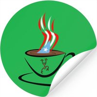Aroma A Puerto Rico Coqui Coffee Mug Coqui Stickers — Stickers & Decals