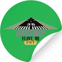 Flint, Mi Bishop Airport Fnt Airport Runway Stickers — Autocollants et stickers