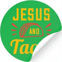Jesus And Tacos Stickers — Autocollants et stickers