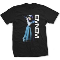Eminem Unisex Tee: Mic. Pose