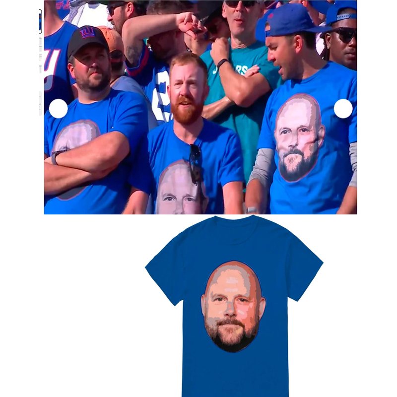 Brian Daboll Face T-shirt, Brian Daboll Shirt — Mens T Shirts