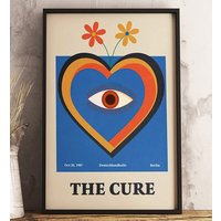 1987 The Cure Poster, The Cure Heart Poster