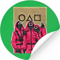 Squid Games Sqaud Stickers