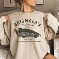 Griswold's Tree Farm Sweatshirt, Griswold Christmas Sweatshirt