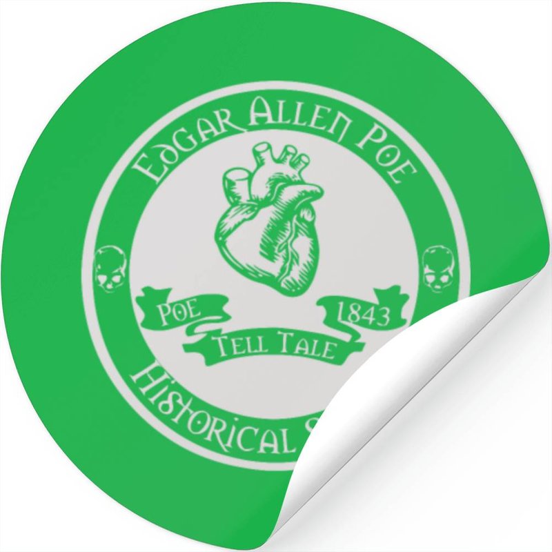 Edgar Allen Poe Stickers — Stickers & Decals