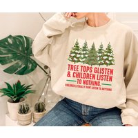 Tree Tops Glisten And Children Listen To Nothing Sweatshirt — Sweats à capuche pour hommes