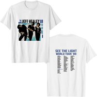 Jeff Healey 1989 See The Light Album Promo T-shirt