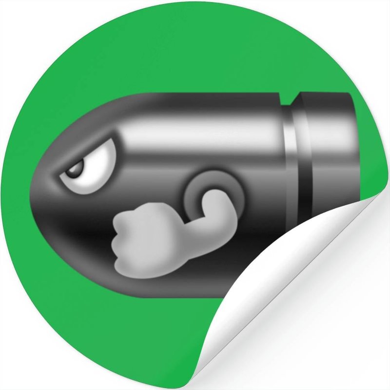Bullet Bill Stickers — Stickers & Decals