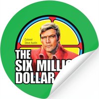 Six Million Dollar Man Merch — Autocollants et stickers