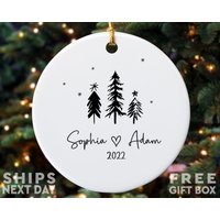 Personalized Couple Ornament, Couple Christmas Ornament — Ornaments