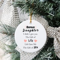 Bonus Daughter Ceramic Ornament — Ornaments