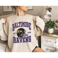 Vintage Style Baltimore Football Sweatshirt