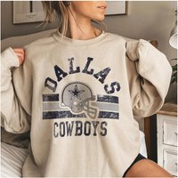 Dallas Football Team Sweatshirt, Vintage Dallas Football Crewneck Sweatshirt — Mens Hoodies