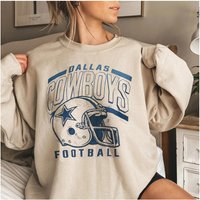 Vintage Dallas Football Helmet Sweatshirt