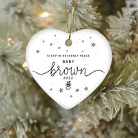 Miscarriage Ornament, Stillbirth Ornament, Custom In Loving Memory