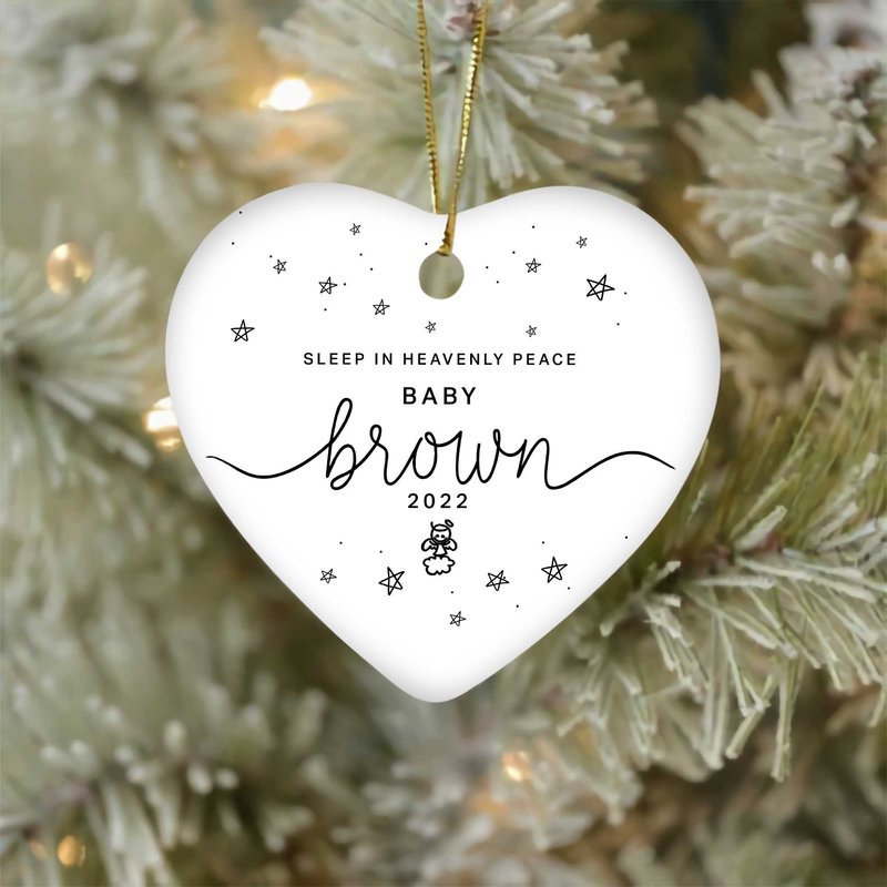 Miscarriage Ornament, Stillbirth Ornament, Custom In Loving Memory — Ornaments