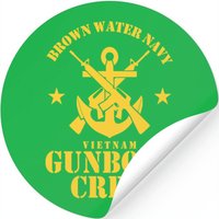 Brown Water Navy Vietnam Gunboat Crew — Autocollants et stickers