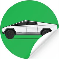 Minimalistic Cyber Truck — Autocollants et stickers