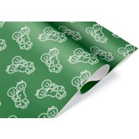 Funny Naughty Gingerbread Wrapping Paper — Papier cadeau et fêtes