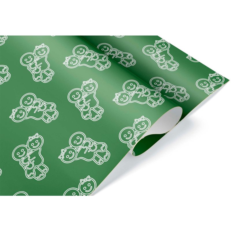 Funny Naughty Gingerbread Wrapping Paper — Gift Wrap & Party Supplies