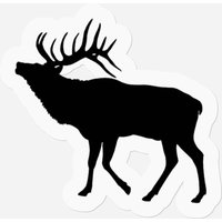 Deer Silhouette — Autocollants et stickers