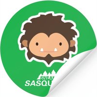 Sneaky Sasquatch Head — Autocollants et stickers