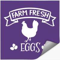 Farm Fresh Eggs White