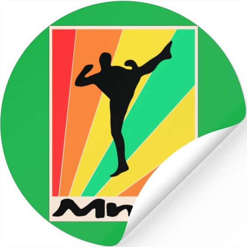Mma Poster Mma — Stickers & Decals