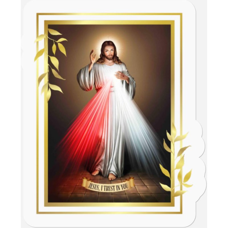 Divine Mercy Jesus Christ "jesus, I Trust In You" — Stickers & Decals