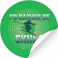 Skiing Adventure Passion Items — Autocollants et stickers