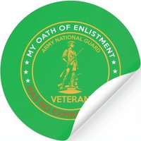 National Guard Veteran Stickers — Stickers & Decals