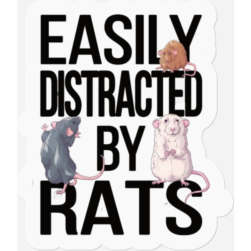 Rat Owner Gifts And Designs — Stickers & Decals