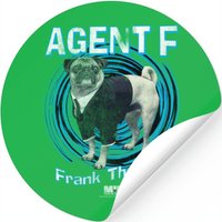 Men In Black Agent F Frank The Pug Vintage Birthda