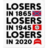 Historical Losers Stickers - Reflective Humor — Stickers & Decals