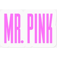 Mr. Pink Sticker — Autocollants et stickers
