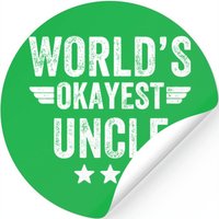 Uncle - World's Okayest Uncle — Autocollants et stickers